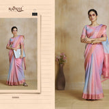 Beautyfull Watermelon Silk Saree Collection