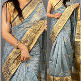 Soft Cotton Organza Saree