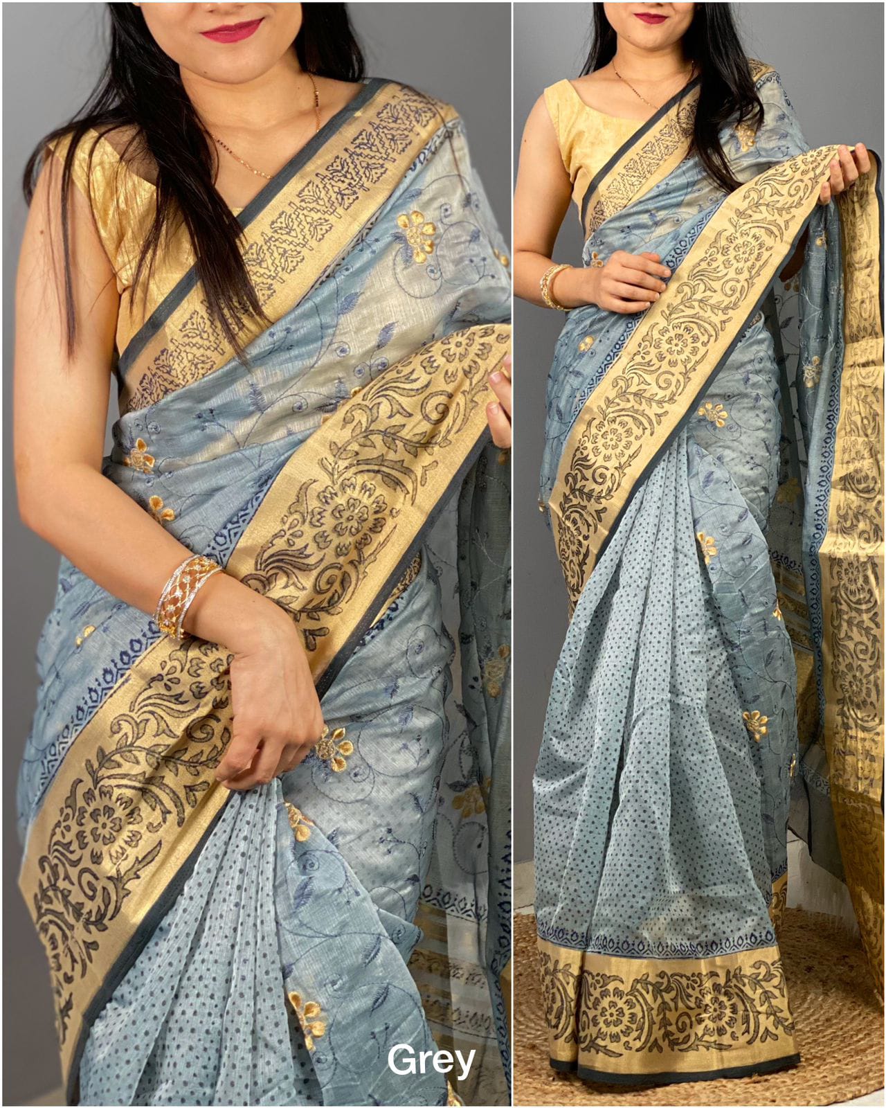 Soft Cotton Organza Saree