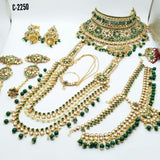 Bridal necklace accessories combo set