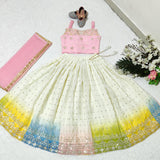 Beautifull Multy Colour Kids Lehenga