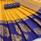 Launching mercerised cotton silk Saree