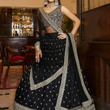 Beautyfull Black Bollywood Lehenga Choli