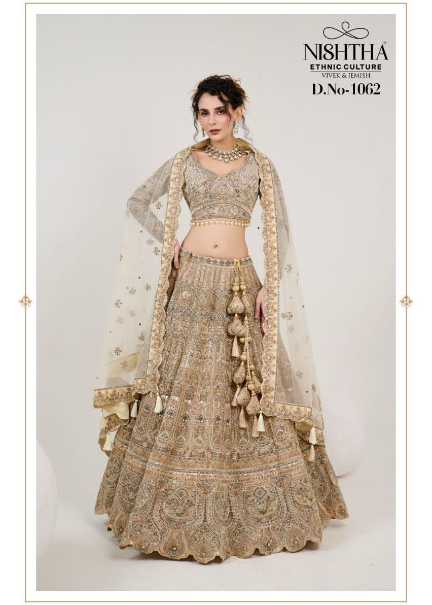 Elegance Bridal Embroidered Lehenga