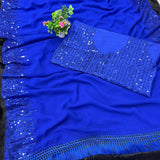 Fancy Sequance Saree Collection