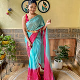 Premium chinon with seqwance work saree