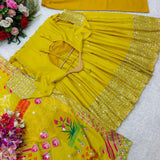 Gorgeous Yellow Anarkali Gown Collection