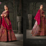 Premium Bridal Velvet Heavy Bridal Lehenga