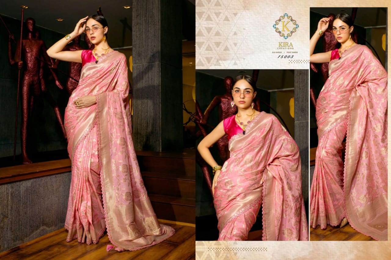 Beautifull Soft Jacquard Silk Saree