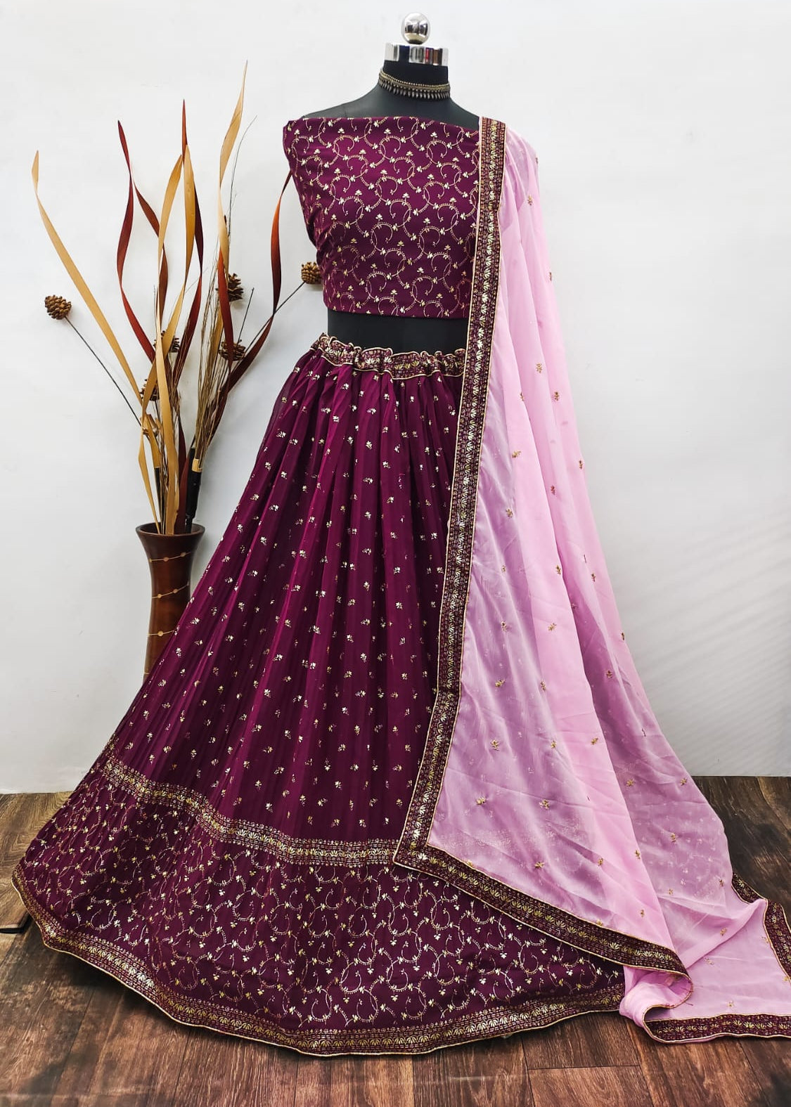 Traditional Aesthetic  Georgette Lehenga choli