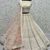 Georgette Heavy Bridal Lahenga