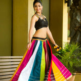 Multycolored Pure Cotton Lehenga Choli