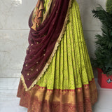 Treditional Kanjivaram Silk Lehenga