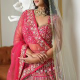 Pink Premium Bridal Lehenga