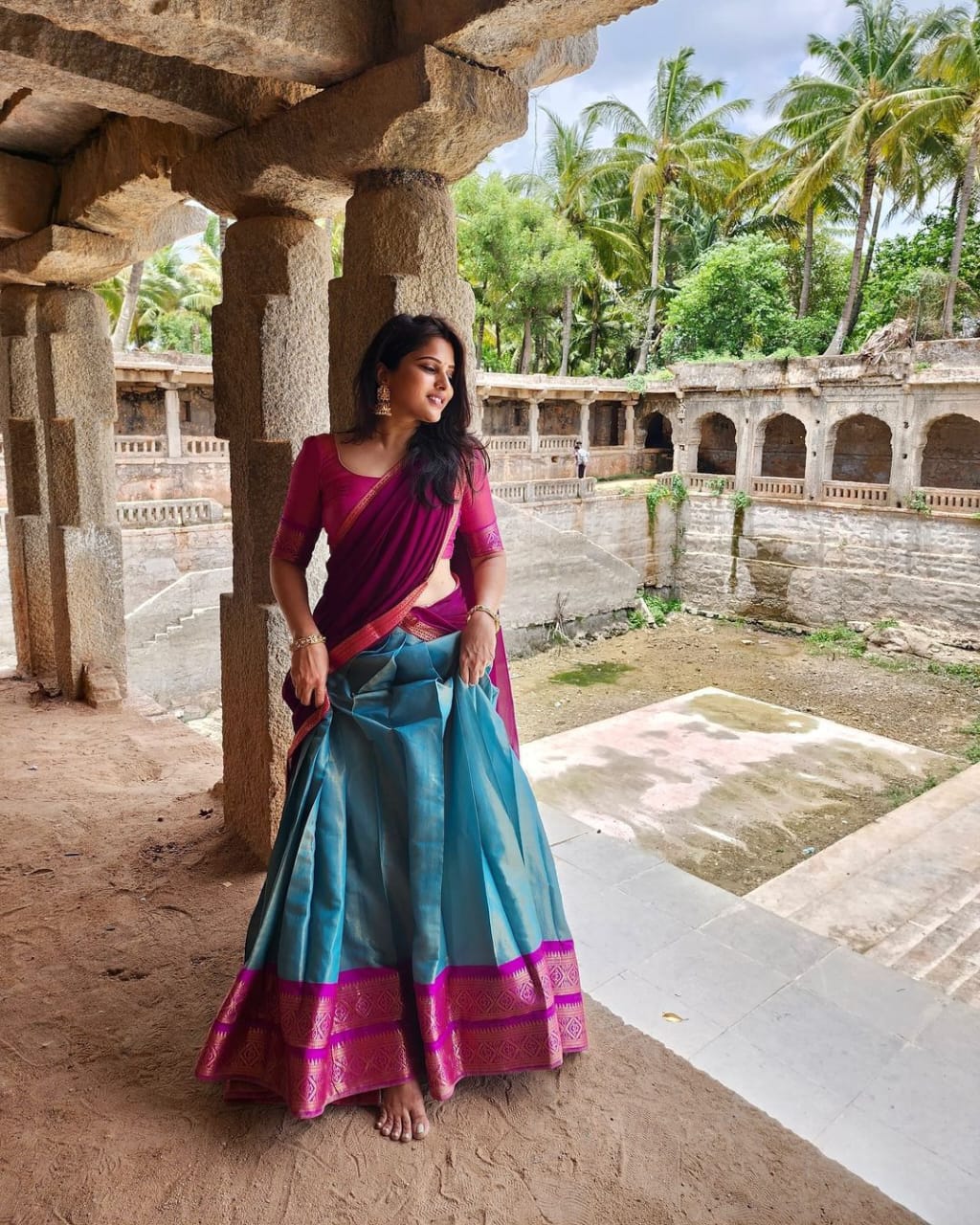 Crafted Kanchipuram Traditional Lehenga