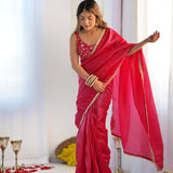 Ready To Wear Crush Silk Saree