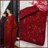 Presenting beautiful huge colors in Celebrity style Sequance saree