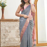 Attractive Soft Cotton Saree