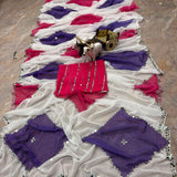 Classy Georgette Embroidered Saree