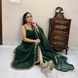 Stylish Green Kurti Pant Collection