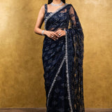 Heavy Butterfly Net Saree