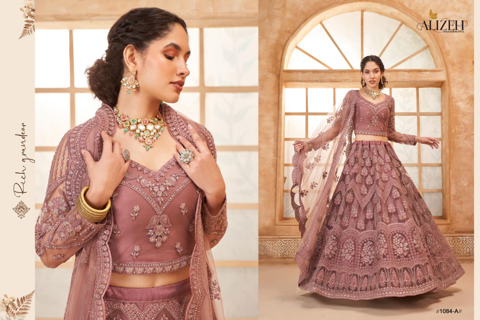 Alizeh Premium Bridal Wedding Lehenga