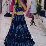 Trending Silver Zari Lehenga