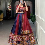 Traditional Rayon Printed Silk Lehenga