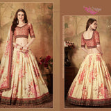 Heavy Premium Flower Print Lehenga