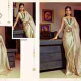 Shiny Soft Texture Weaving Satin Silk Saree