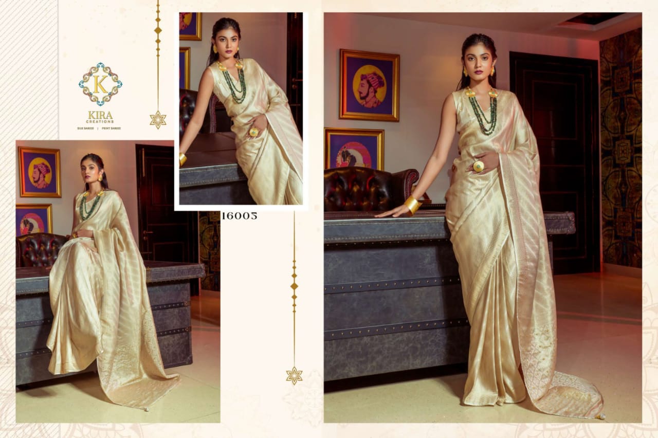 Shiny Soft Texture Weaving Satin Silk Saree