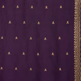 Royal Purple Tissue Silk Saree