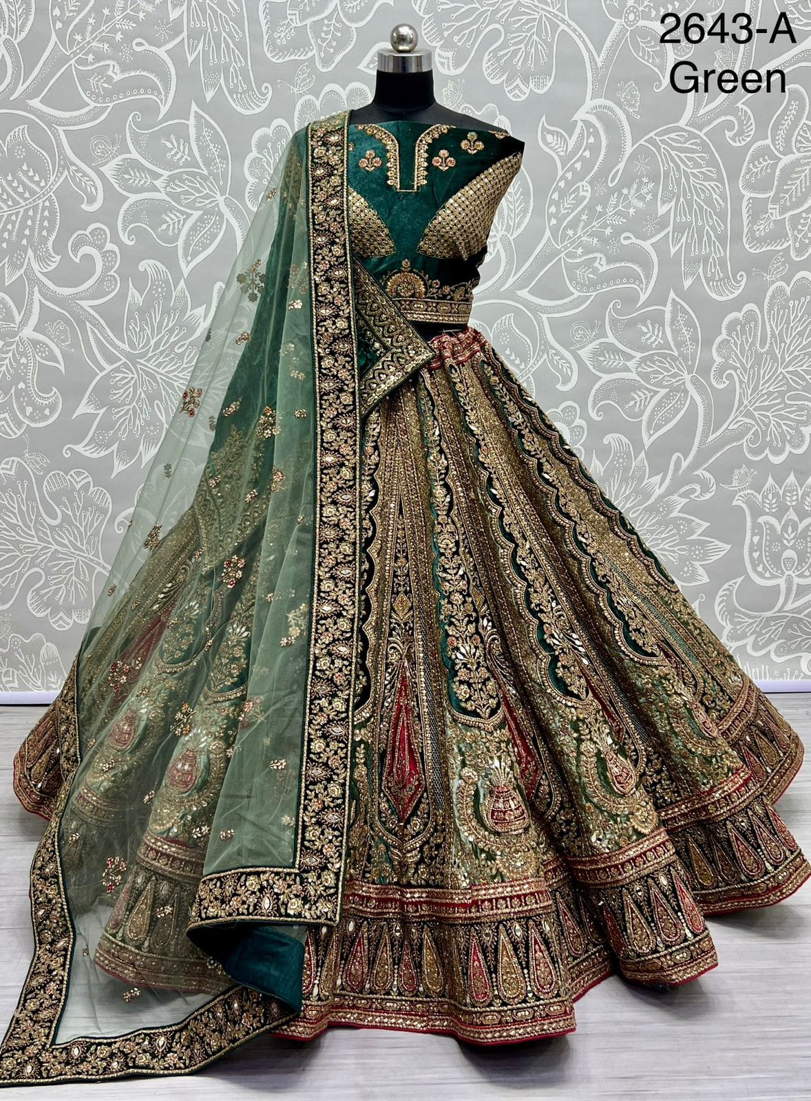 Meticulously Bridal Wedding Lehenga