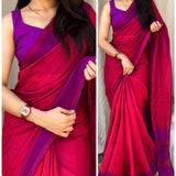 Perfect Simple  Sober look Yana Silk Saree