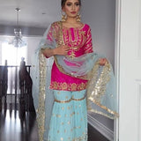 Heavy Georgette salwar sharara