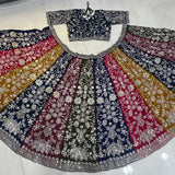 Multy Colored Heavy Bridal Lehenga