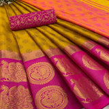 Aura Soft Cotton Silk Saree