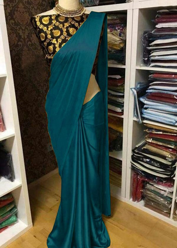 Fancy Satin Silk Saree