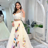 Bridal Wear White Lehenga