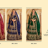 Premium Bridal Wear Velvet Lehenga Choli