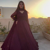 PartyLook Georgette Anarkali Gown