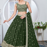 Olive Fancy Lehenga Choli Collection