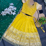 Kids Festive Silk Lehenga Choli