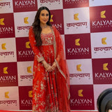 Karishma red Embroidered Suit