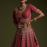 Maroon Bridal Lehenga Choli Collection