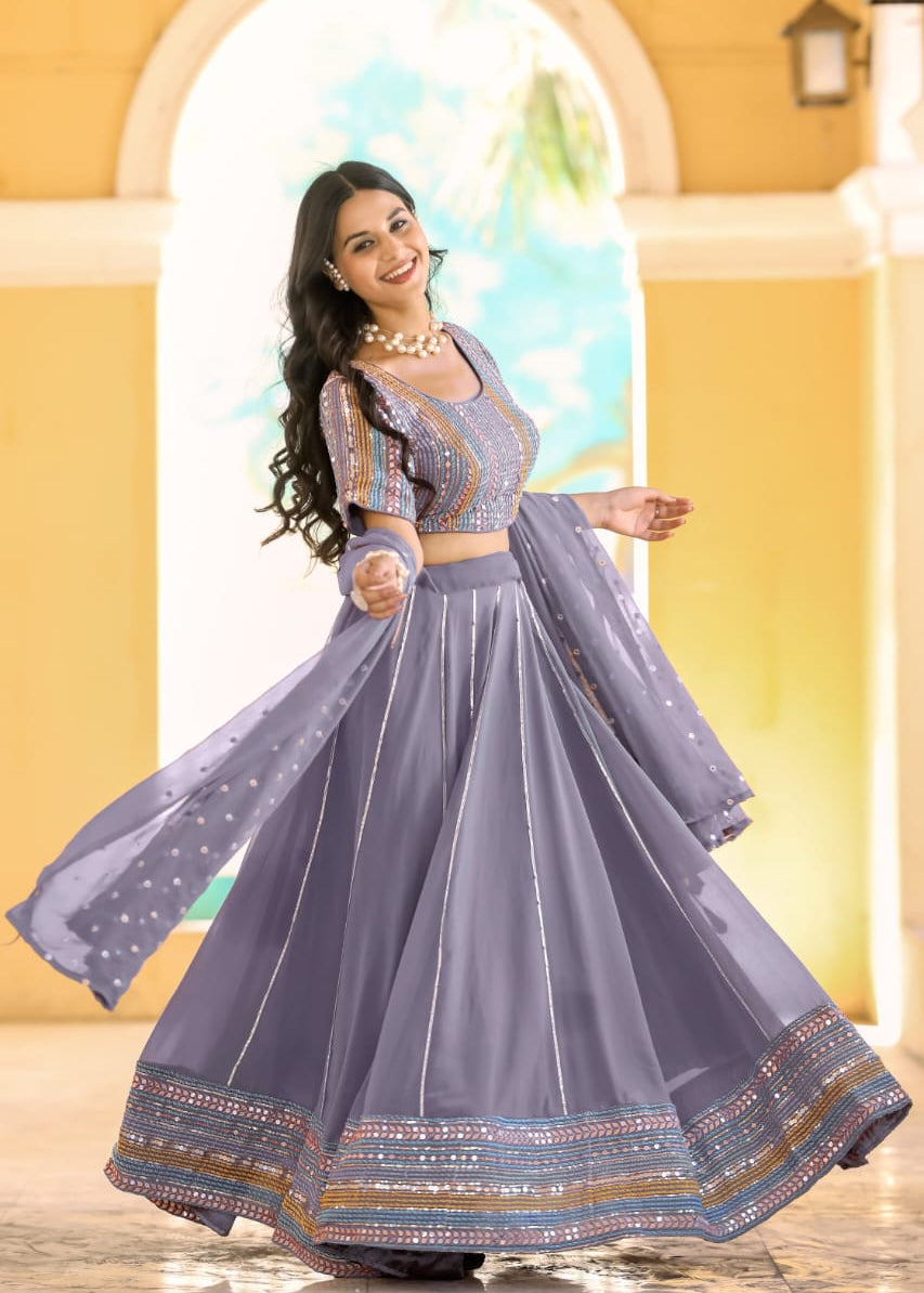 Occasion Special Georgette Lehenga