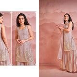 Premium Bridal Sequin Work Sharara Style Salwar Kameez