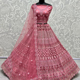 Fantastic Designed Sequins embroidered with Multi thread work partywear Lehengacholi