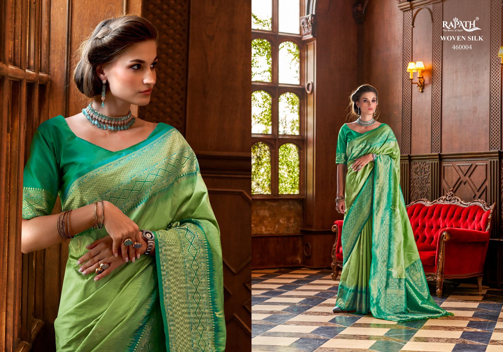 Treditional Zari Woven Silk Saree