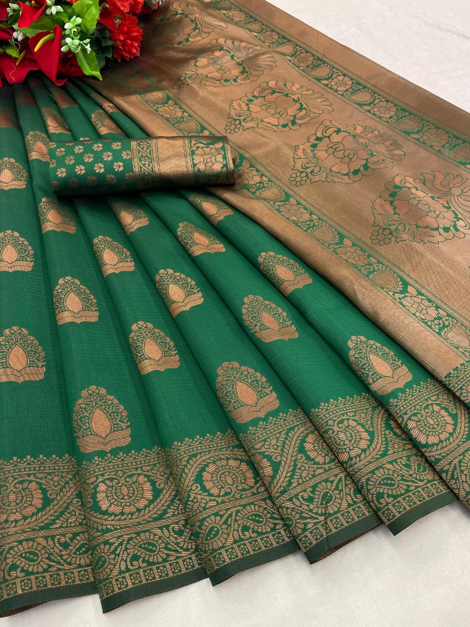 Festiv Lichi Silk Saree